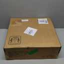 End Table with Charging Station, Nightstand with Diamond Handle and Rattan-Style Drawer, Bedside Table, Light Oak