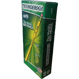 Ticonderoga Sharpened #2 Pencil (60 Pack)
