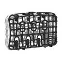 Dr. Brown's Dishwasher Basket for Small Baby Bottle Parts, Pacifiers, and Accessories, Clean, Store and Organize Newborn Essentials, BPA Free, Black