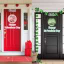 5 x Valentines Day Decorations St Patricks Day Decorations Reversible Valentines Wreath Truck Door Decor Hanging Wall Welcome Sign Wooden Front Door Hanger Wreath for Porch Wall Indoor Home Decor