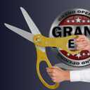 20 Inch Gold Ceremonial Ribbon Cutting Scissors  Giant Shears Prop Big Scissors for Tape Cutting Ceremony Gold Large Shears Ribbon Trimming for Special Events Inaugurations and Ceremonies