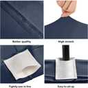 BDDC 6ft Stretch Spandex Fitted Table Cloth for 6 Foot Tables, 72"x30" 6Pack