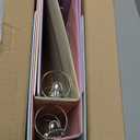 SUNEE 3 Ring Binders 2 Inch 4 Pack, Clear View Binder Three Ring PVC-Free (Fit 8.5x11 Inches) for School or Office Supplies, Assorted Pastel