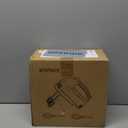 5-Speed Electric Hand Mixer, 4 Large Mixing Bowls Set, Handheld Mixers with Whisks Beater, Stainless Steel Metal Nesting Bowl Measuring Cups Spoons Kitchen Cake Blender for Baking Supplies