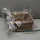 StorageWorks Wicker Storage Baskets, Large and Small Baskets, Handwoven Seagrass Basket for Organizing, Decorative Organizers with Built-in Handles, Set of 2 (15"D x 11"W x 7"H + 13"D x 9"W x 6"H)