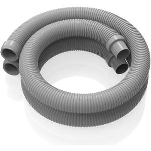 Poolvio Pool Vacuum Hose 2-Pack, Spare & Replacement, 40" Flexible Spiral-Wound Hose with 1.5" Male & Female Cuff Ends, Compatible with Most Inground Pool Automatic Cleaners, Gray