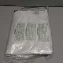 TARPAL Semi Clear Tarp 6x8ft Small Tarp Waterproof Clear Plastic Tarps with Grommets and Reinforced Edges for Patio,Porch and Outdoor Plant,Chicken Coop,Garden,Cat Litter (6x8FT-Finished Size)