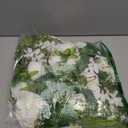DearHouse 2Pack Artificial Peony Flower Garland - Silk Peony Garland with White Flowers for Wedding Party Table Decoration,6ft/Strand