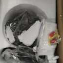 Clear Glass Chandeliers Lighting Pendant Lights for Kitchen Island Dining Room Light Fixture Chandeliers Hanging Light with Warm Light Bulb (Clear Star*1, Black)