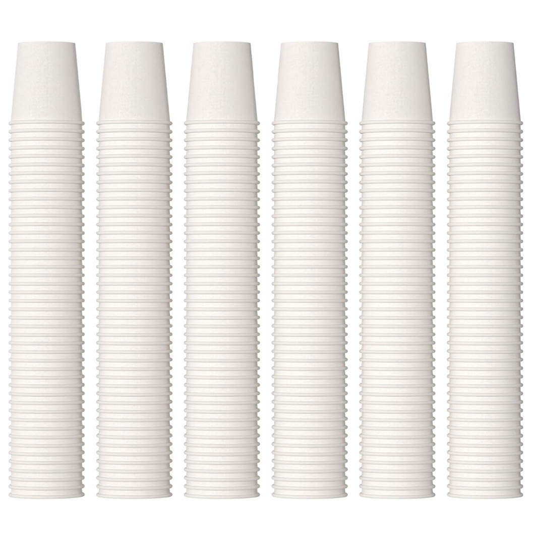 JOLLY PARTY 2 oz Bathroom Cups,700 Pack Small Paper Cups, White Mouthwash Cups, Disposable Mini Paper Espresso Cup, Paper Sampling Cup