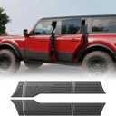 powoq 4 Door Door Molding Trim Compatible with 2021-2026 Ford Bronco