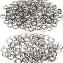 Grommet Kit 2000 Sets, Grommets Eyelets 6mm/10mm/12mm Sewing Eyelets Metal Grommet Kits Metal Eyelets Kits Grommets Eyelets for Repairing Canvas, Leather, Curtains (12mm)