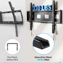 85 86 90 98 100 150 Heavy Duty Fixed TV Wall Mount Bracket for 65-150" Heavy Flat Screen, Max VESA 1000x600mm, Low Profile, Holds 330 lbs, 16/18/24/32" Studs,Fit Most 65+ 75+ 120 TVs