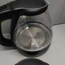 Cosori Electric Kettle, No Plastic Contact With Water, Wide Mouth For Easy Cleaning, Auto Shut Off, 1.7L Tea Kettle & Hot Water Boiler, Water Heater & Teapot, Borosilicate Glass, Black, 1500W (1.8 Quarts)