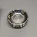 Stainless Steel Cat Bowls, Cat Dishes Whisker Friendly with Non-Slip Silicone Bottom, Easy to Clean, 5.5" Shallow Wide Cat Food and Water Feeding Bowl for Indoor Outdoor Cats, Pack of 3