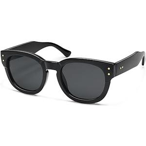 SOJOS Retro Round Polarized Sunglasses for Men Women Vintage Classic Thick Womens Square UV400 Shades SJ2321