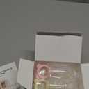 Bear Baby Fruit Food Feeder & Mini Freezer Nibble Tray Combo, 2 Pack Breastmilk Popsicle Molds for Baby Teething Relief, BPA Free Silicone Feeder for Safe Infant Self Feeding, Dishwasher Safe, Pink