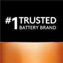 Duracell Coppertop D Batteries, 4 Count (1 Pack), D Battery with Long-lasting Power, All-Purpose Alkaline Battery for Household and Office Devices