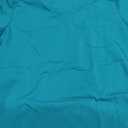 Med Couture Women's V-Neck Scrub Top, Modern Fit Tuck-in Top with Stretchy Rib-Knit Shoulders and Chest Pocket - MC7448 (Teal, M)