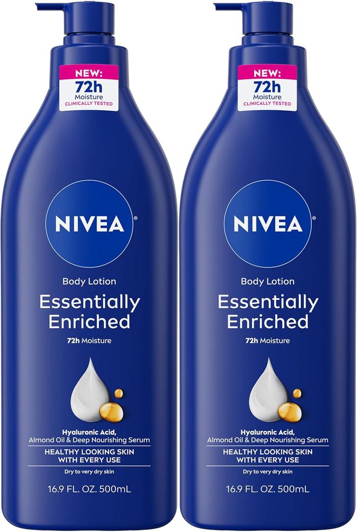 2 x NIVEA Essentially Enriched Body Lotion