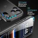 SPORTLINK for iPhone 17 Pro Case - IP68 Waterproof Military Protective Full Body Heavy Duty Shockproof 360 Sealed Dustproof with Camera Screen Protector Phone Cover for iPhone 17 Pro 6.3" Black