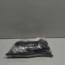 Alaiyaky Grim Reaper Costume for Kids Boys, Halloween Scary Grim Reaper Costume with Glowing Red Eyes, Scythe, Chain (Black-Kids, Kids-S (6-8Years))