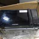 Chefman Countertop Microwave Oven 1.1 Cu. Ft., 1000 Watts with 10 Power Levels, 6 Cooking Presets with One-Touch Express Cook, Eco Mode, Child Safety Lock, & Mute Button - Black