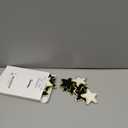 Jexine 32 Pieces Chenille Star Patches Black and White Self Adhesive Fabric Stickers Small Chenille Iron on Star Patches DIY Sewing Embroidered Appliques for Christmas Thanksgiving Clothes Hats Jeans