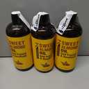 Seven Minerals, Pure Cold Pressed Sweet Almond Oil - Big 32 fl oz Bottle - Unrefined &100% Natural - For Skin & Hair, with No Added Ingredients - Perfect Carrier Oil for Essential Oils, 3 Pack