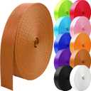 Nylon Webbing 1 inch 1.5 inch 2 inch Webbing Nylon Strap Backpack Straps Belt, 10 25 50 3.3 Yards Webbing