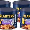 PLANTERS Lightly Salted Mix Nuts, Party Snacks, Plant-Based Protein, 10 Oz Canister (Pack of 3), BB 14 Jan 26