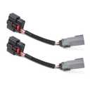 2Pcs Halogen to LED Taillight Conversion Harness Converter Connector Plug Adapter w/o Bliss for Ford F-150 2018-2020 Tail Light Upgrade