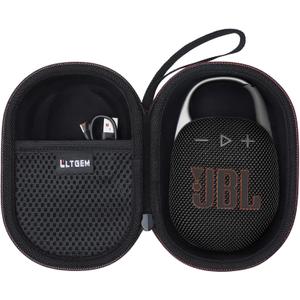 LTGEM Case Compatible with JBL Clip 4/5 Ultra Portable Waterproof Dustproof Bluetooth Speaker, Black