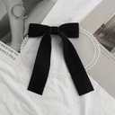 Christmas Black Velvet Ribbon, 5/8 Inch x 30 Yard Vintage Single Face Spool Satin Velvet Ribbon for Christmas Wreath Decoration DIY Bow Craft Gift Wrapping Wedding Ornaments Party Home Decor