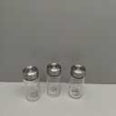 Glass Juice Bottles 4 Pack 12 oz - Wide Mouth Glass Water Bottles with Lids - for Juicing, Smoothies, Milk, Protein, BPA Free, Reusable, Stainless Steel Lids, Leak Proof, Shaker bottle (400 ml)