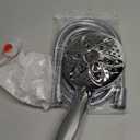 6-Setting Shower Head with Handheld, JDO High Pressure Hand held Shower Head, 4.7 Inch Chrome Detachable Showerhead Set with 59 Inch Stainless Steel Hose and Adjustable Showerhead Holder