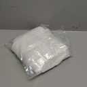 MIULEE 2 Panels Solid Color White Sheer Window Curtains Elegant Window Voile Panels/Drapes/Treatment for Bedroom Living Room (54 X 98 Inches White)