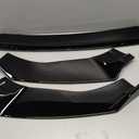 MUTUSAISI Front Bumper Lip Spoiler Splitter Fit for Compatible with Volkswagen VW Golf GTI/Golf R/R-line MK7 7.5 2015-2021 Air Chin Body Kit Accessories