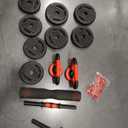 Adjustable Dumbbell set,20/30/45/70/90lbs Free Weight Set | 5 in1 Dumbbell Set with Connector,Used as Barbell,Kettlebells,Push up Stand,Fitness Exercises for Home Gym Suitable Men/Women