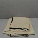 BGment 100% Blackout Curtains for Bedroom with Black Liner, Double Layer Thermal Insulated Full Room Darkening Noise Canceling Rod Pocket Bedroom Curtain (42 x 45 Inch, Beige, 2 Panels)