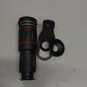 Phone Camera Lens Kit Upgraded Version Telephoto 28X Wide Angle 0.6X Macro 20X Fisheye 198 for Most Smartphones (Black)