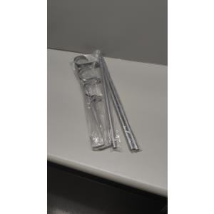 Over The Door Towel Rack, Triple Towel Storage Holder with Hooks, 24.02 Inches Towel Bar Hanger Towel Racks for Bathroom (Silver)