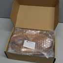 Wine Appetizer Plates, Acacia Mini Cheese Boards with Built-in Glass Holder, Wood Individual Cocktail Charcuterie Plates, Serving Platters Boards for Gatherings, Entertaining, Set of 4