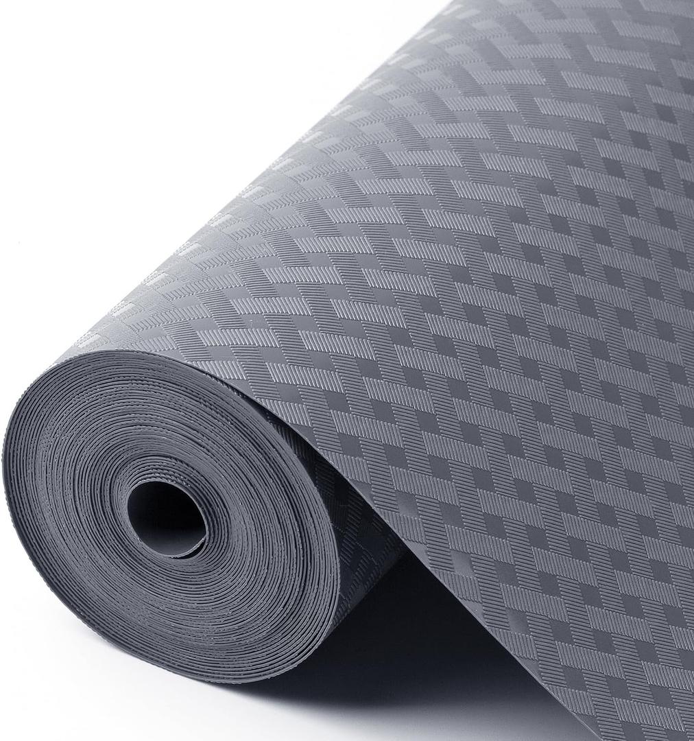 Shelf Liners for Kitchen Cabinets,Non Adhensive Drawer Mats 35.4"× 236.2"