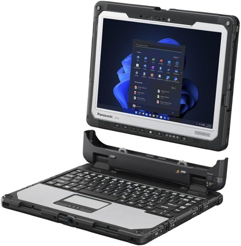 Panasonic Toughbook CF-33 MK1, Intel Core i5-7300U up to 3.5GHz, 12-inch QHD Touchscreen, 8GB RAM, 256GB SSD, 4G LTE, Dedicated GPS, Premium Keyboard, Windows 11 Pro 