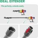 Replacement Extension Wand Tube Quick Release Compatible with Dyson V15 V11 V10 V8 V7 Vacuum Accessories Parts, 28.7in Extension Cleaner Attachment for Home Office Black