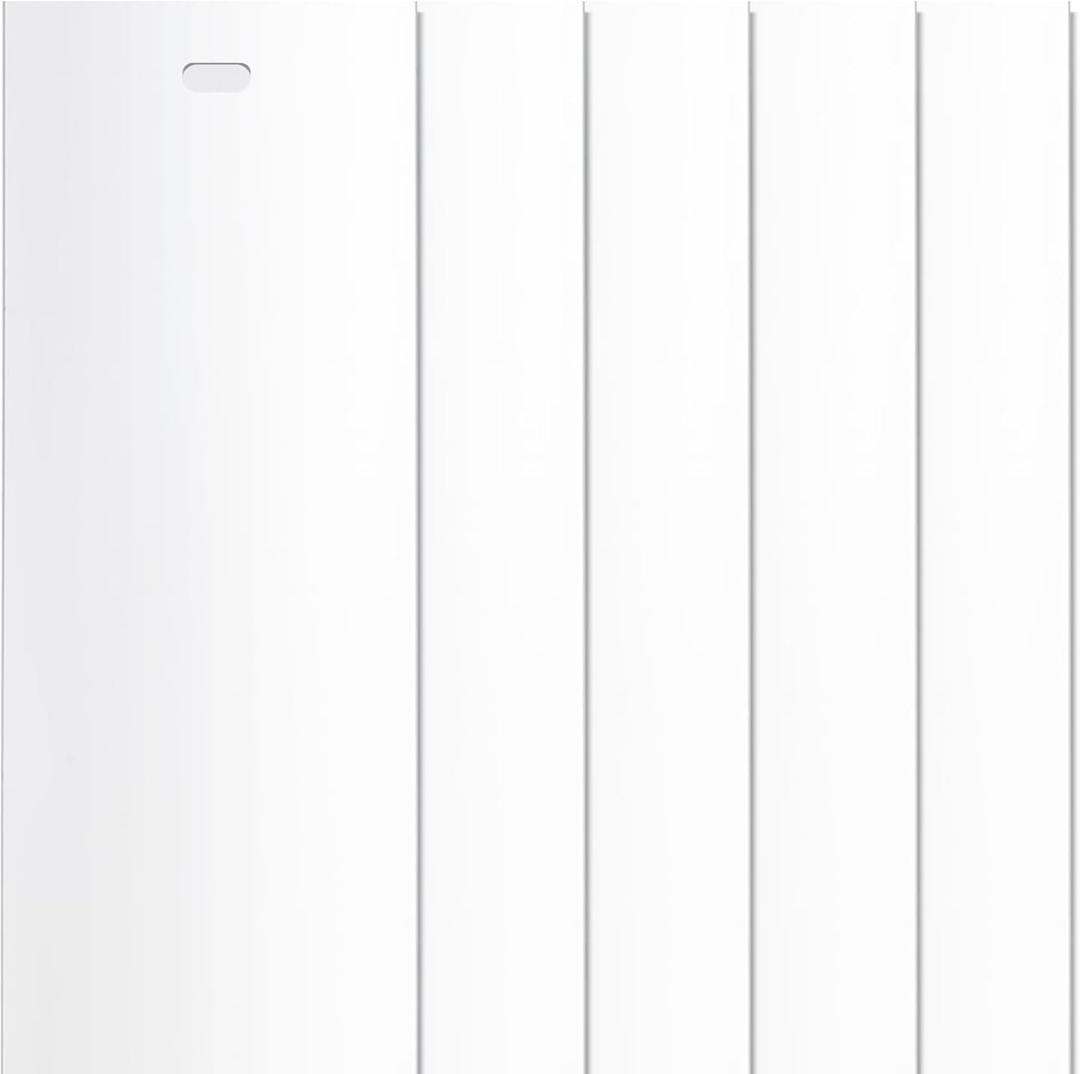 5 Pack 82.5" Vertical Replacement Blinds PVC Vertical Window Blinds Replacement Slats Parts for Sliding Glass Door Patio Door Window, White
