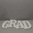 Graduate LED Lights, 4 LED Marquee Light Up Letters GRADClass of 2024 Graduation Sign for Kindergarten Preschool High School College Wall Table Decor Party Supplies