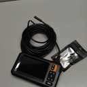 Endoscope Camera with Light, Inspection Borescope Camera with 4.3" IPS Screen, 1920P HD with 8 LED Lights, 32.8FT Semi-Rigid Cord Bore Scope, IP67 Waterproof Endoscope for Sewer, Tools(Orange)