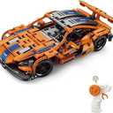 Building Blocks RC Super Car with LED Lights, Remote Control 1:16 Speed Car, Toys Vehicle, Construction Toys, Gift for Boys and Girls Over 6 Years Old, Present for Kids Age 6+ 70010D